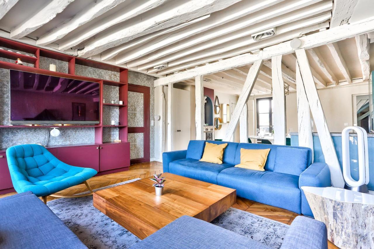 Le Marais Superb Apartment Terrace Paris Free Netflix Exterior photo